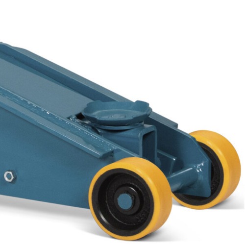 Macaco hidr�ulico jacar� longo capacidade 20T com rodas de poliuretano