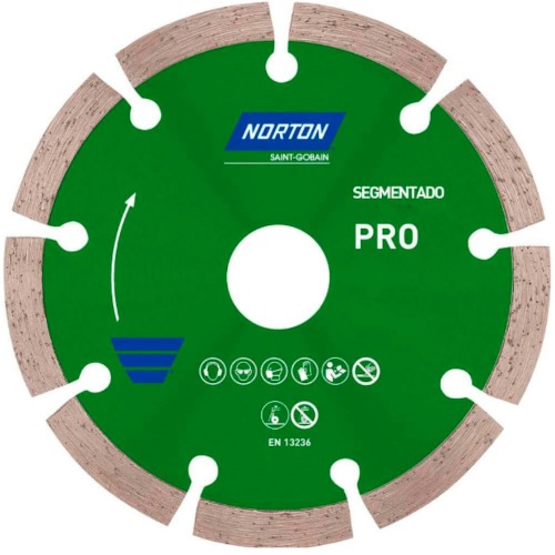 Disco diamantado segmentado 180 x 22,23 mm para concreto