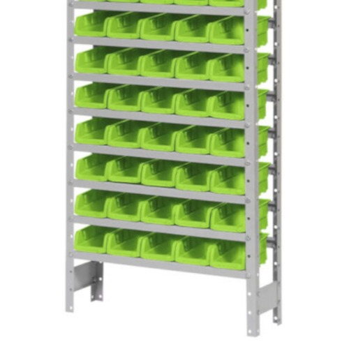 Estante met�lica com 60 gavetas n� 3 verde - EF60/3VD