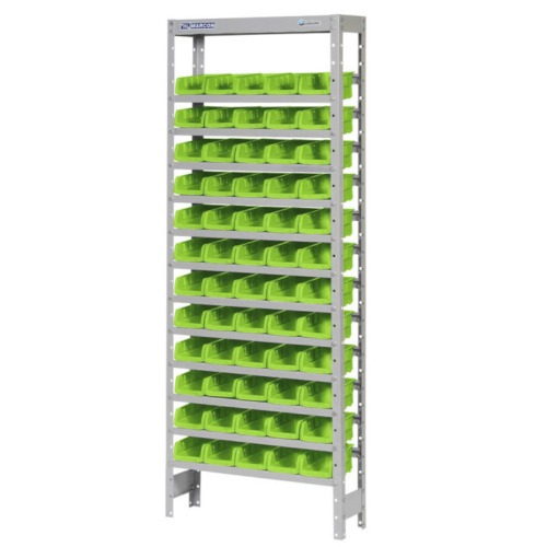 Estante met�lica com 60 gavetas n� 3 verde - EF60/3VD