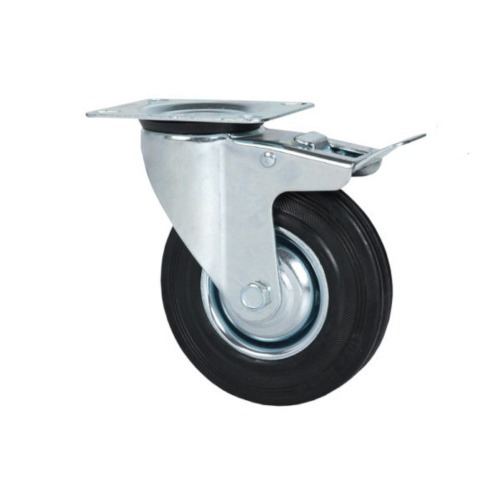 Jogo de rod�zios com coluna para bancada com 2 p�s fixas e 2 girat�rias - CRBH-1