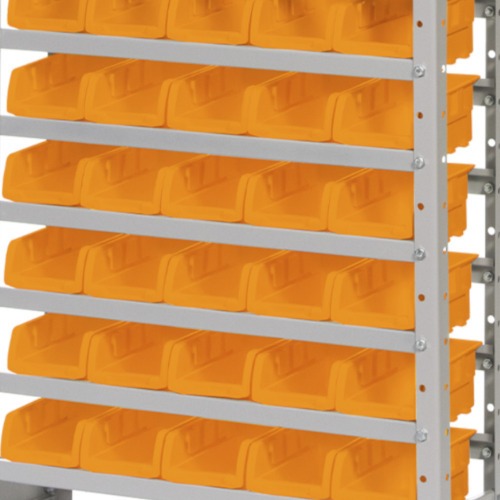 Estante met�lica com 30 gavetas n� 3 laranja - EF30/3L