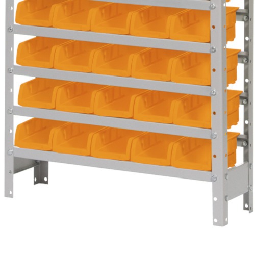 Estante met�lica com 30 gavetas n� 3 laranja - EF30/3L