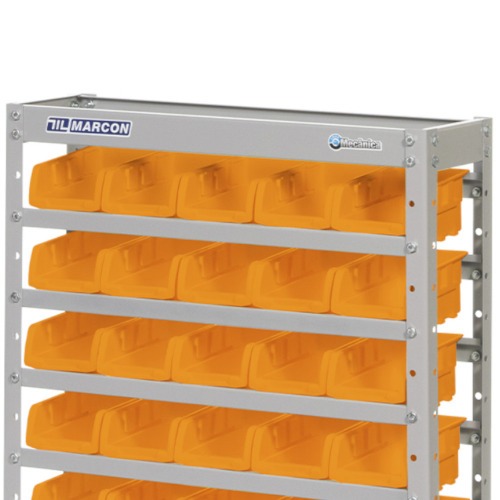 Estante met�lica com 30 gavetas n� 3 laranja - EF30/3L