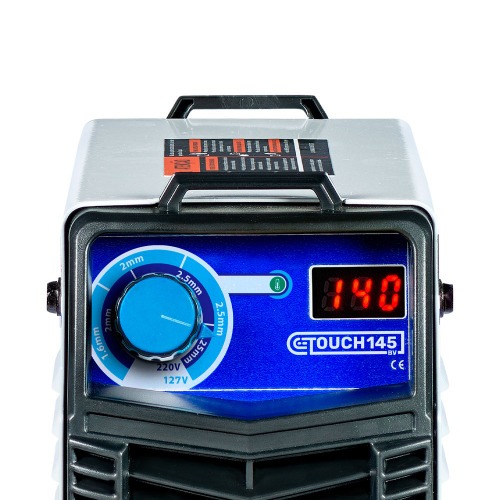 Inversora de solda 140A para eletrodo e tig Bivolt  - TOUCH 145 BV  110V/220V