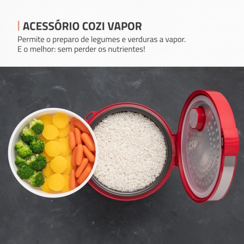 Panela el�trica de arroz 6 x�caras Pratic Rice 6i Red - PE-45-6X  110V