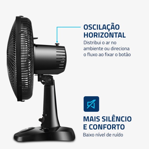 Kit 2 Ventiladores de mesa 30 cm 6 p�s com 3 velocidades - VSP-30-B  110V
