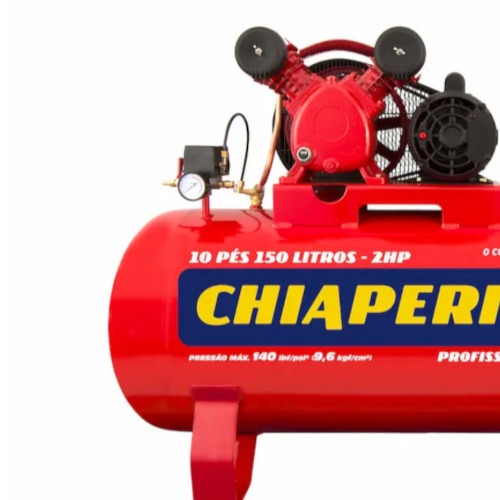 Compressor de ar 10 p�s 150L 2 hp 140 lbs monof�sico - 10/150 RED