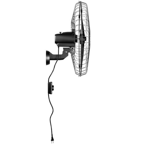 Ventilador de parede 60 cm oscilante preto - New  220V