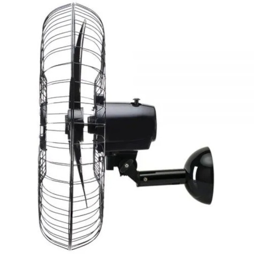 Ventilador de parede 60 cm oscilante preto - New  220V