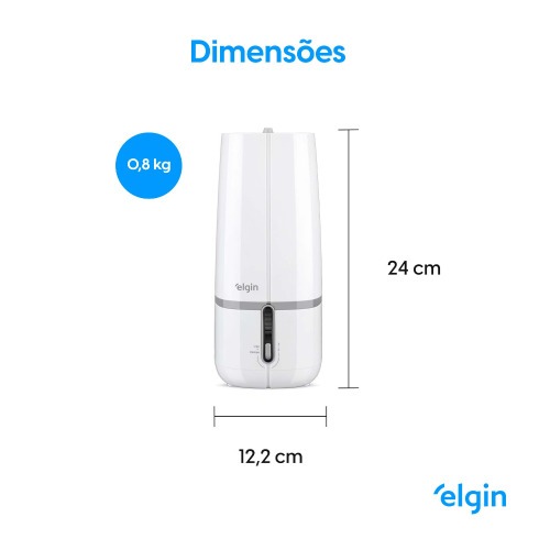 Umidificador de ar ultrass�nico 2 litros bivolt - UNZN02N0NB  110V/220V