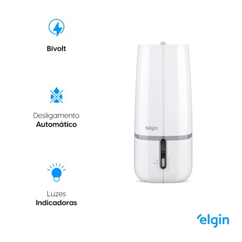 Umidificador de ar ultrass�nico 2 litros bivolt - UNZN02N0NB  110V/220V