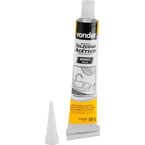 Silicone ac�tico para veda��o 50 gramas