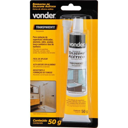 Silicone ac�tico para veda��o 50 gramas blister