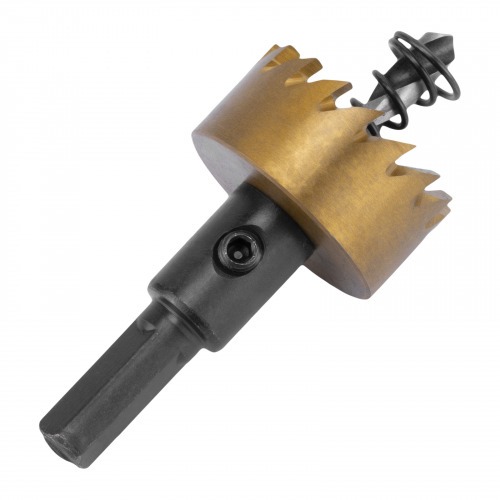 Serra copo para metal 28 mm revestimento em Nitreto de Tit�nio com suporte 
