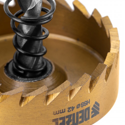 Serra copo para metal 42 mm revestimento em Nitreto de Tit�nio com suporte