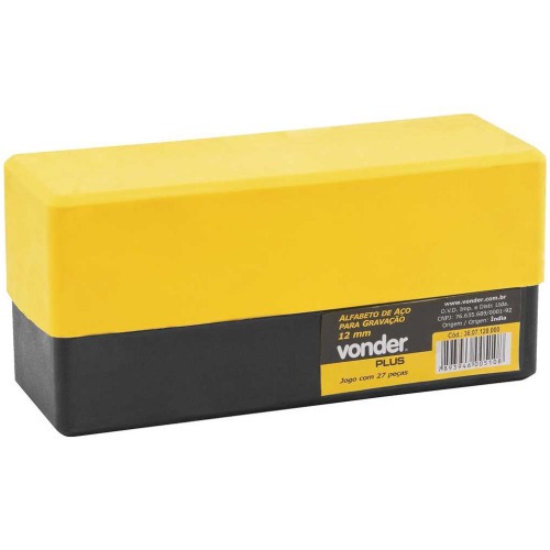 Jogo de alfabeto de a�o para grava��o 10 mm