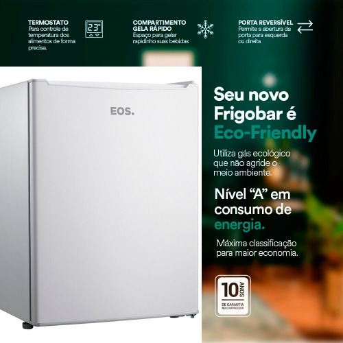 Frigobar 71 litros porta revers�vel Ice Compact branco - EFB81  110V
