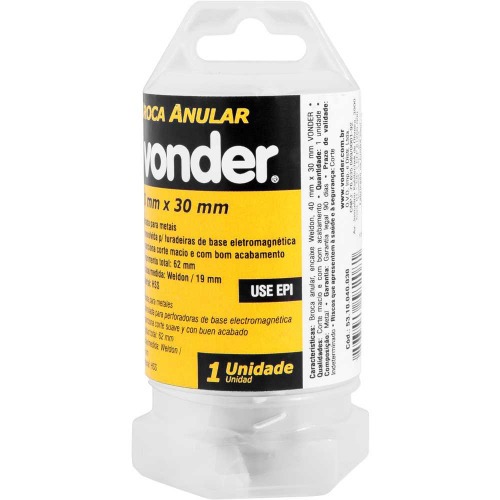 Broca anular encaixe Weldon 40 mm x 30 mm 