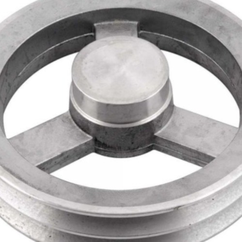 Polia de alumínio 2 canais B - 200 mm Polia de alumínio 2 canais B - 200 mm