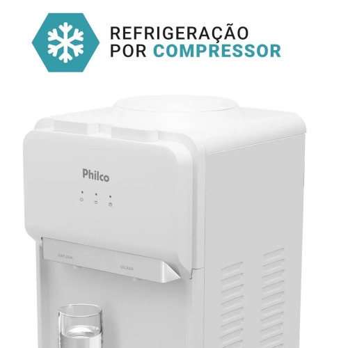 Bebedouro de mesa refrigerado por compressor branco - PBE11 110V Bebedouro de mesa refrigerado por compressor branco - PBE11 110V