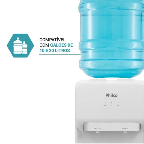 Bebedouro de mesa refrigerado por compressor branco - PBE11 110V Bebedouro de mesa refrigerado por compressor branco - PBE11 110V