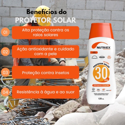 Protetor solar 120 ml FPS 30 - 60954 Protetor solar 120 ml FPS 30 - 60954