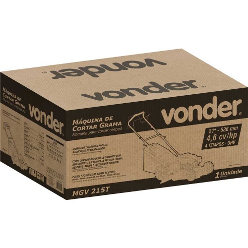 Cortador de grama a gasolina 4,6 hp corte de 53,6 cm - MGV 215T
