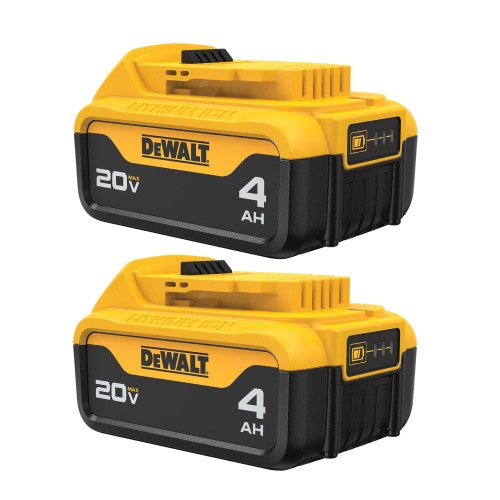 Kit 2 Baterias 20V 4,0 Ah �ons de l�tio XR dura��o prolongada - DCB204-B3