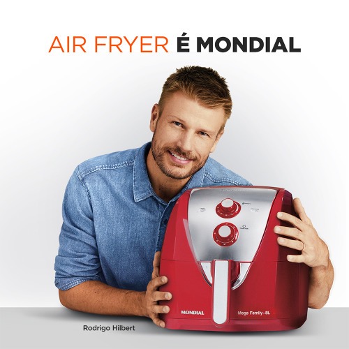 Fritadeira el�trica sem �leo Air Fryer 8L 1900W Mega Family - AFN-80-RI  110V
