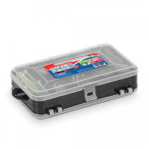 Organizador pl�stico com 13 compartimentos - Double case 8002