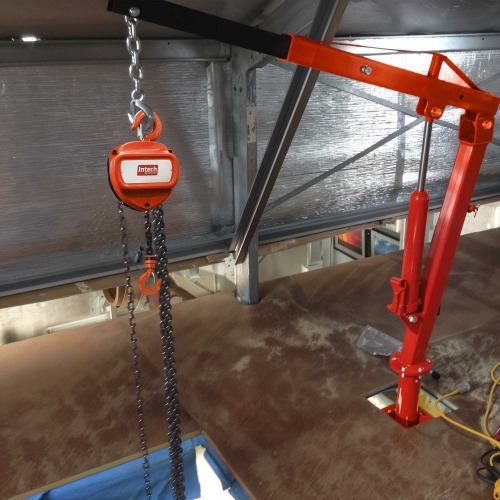 Talha manual com capacidade de 1.000 kg e 3 metros de corrente - LIFT310