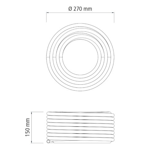Mangueira flex�vel para jardim 1/2