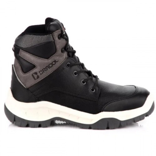 Botina bidensidade couro vaqueta com cadar�o - MAAG