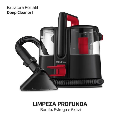 Extratora de carpete e higienizadora port�til 1650 watts Deep Cleaner I - EXP-01-R  220V