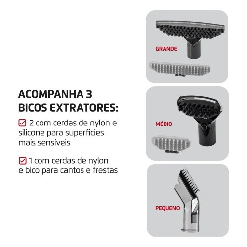 Extratora de carpete e higienizadora port�til 1650 watts Deep Cleaner I - EXP-01-R  220V