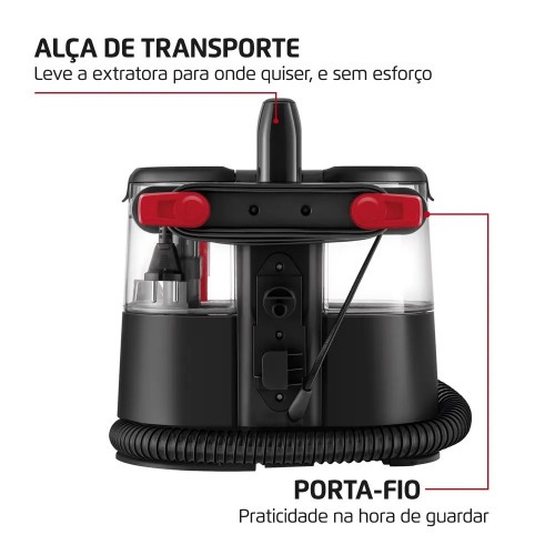 Extratora de carpete e higienizadora port�til 1650 watts Deep Cleaner I - EXP-01-R  220V