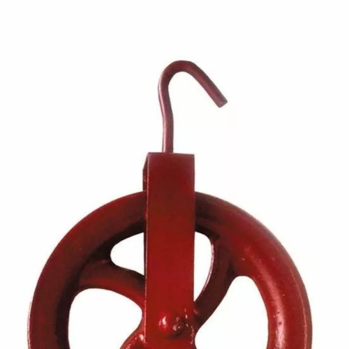 Roldana met�lica com gancho 10 cm