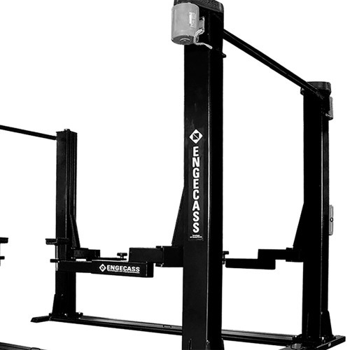 Elevador automotivo 5T 4 colunas lubrifica��o a graxa trif�sico preto - EC4B 5000