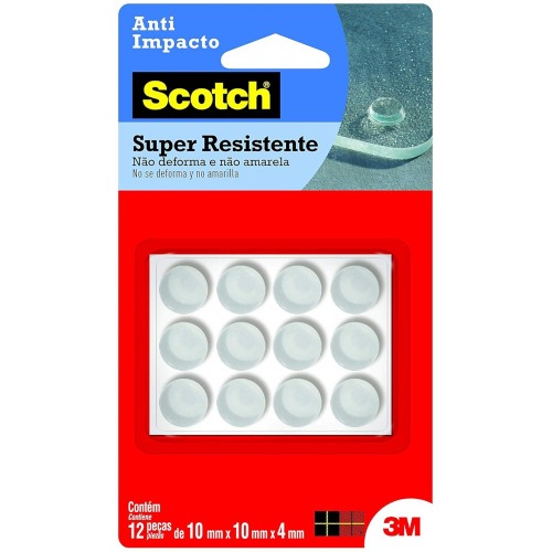 Protetor anti impacto m�dio com 12 unidades