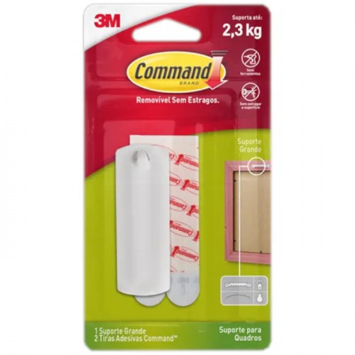Suporte para fixa��o de quadros com adesivo m�dio - Command