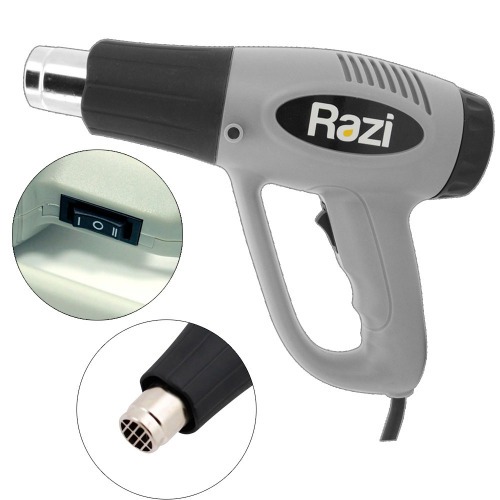 Soprador t�rmico 1500W 300 a 500�C 2 est�gios 21144 - RZ-S1500/M1  110V
