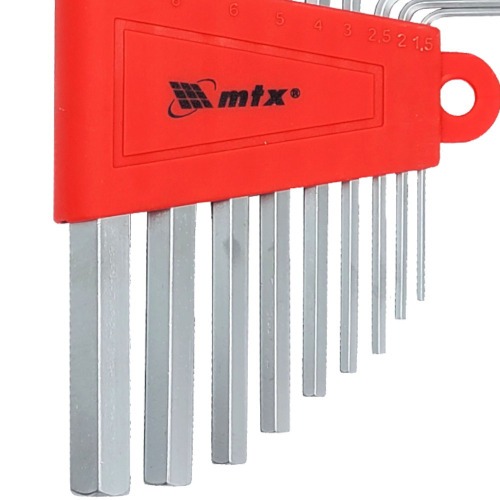 Jogo de chave allen 1,5 a 10 mm com 9 pe�as - 123039