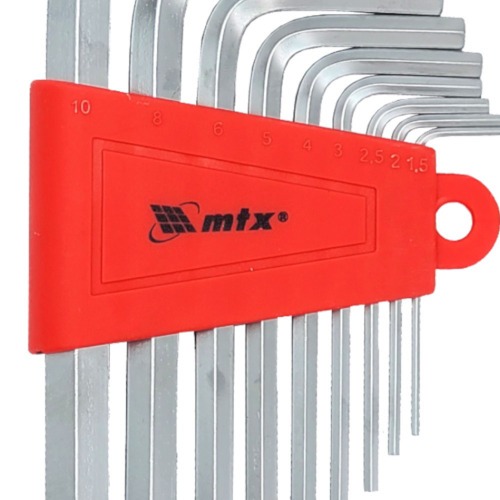 Jogo de chave allen 1,5 a 10 mm com 9 pe�as - 123039