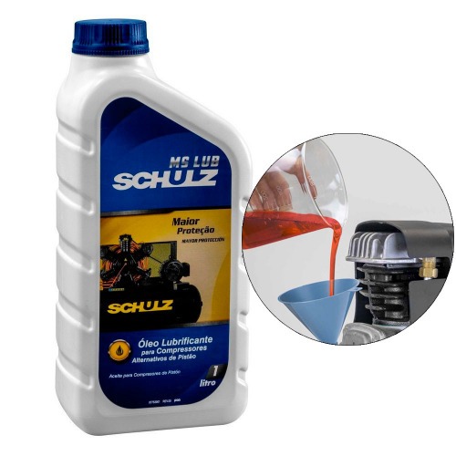 �leo lubrificante mineral para compressores 1 litro - MS LUB