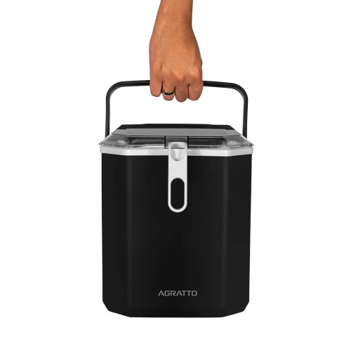 Maquina de gelo 12 Kg com sensor de cesta cheia preta - MG-01  110V