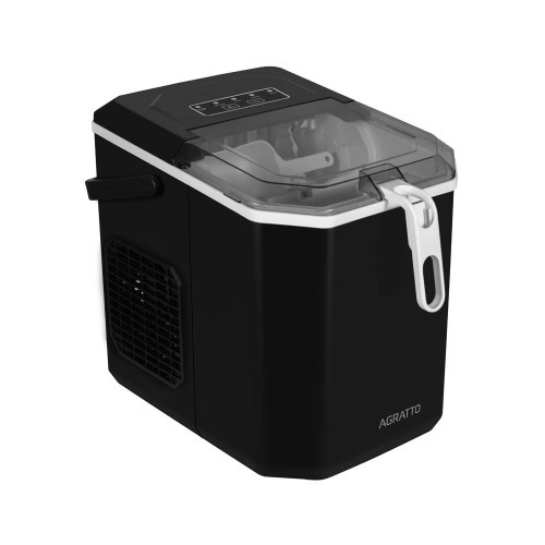 Maquina de gelo 12 Kg com sensor de cesta cheia preta - MG-01  110V