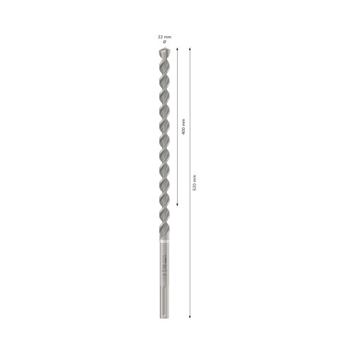 Broca de w�dea para concreto 22 x 400 x 520 mm SDS Max - MAX-4	