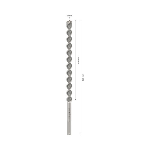 Broca de w�dea para concreto 28 x 400 x 520 mm SDS Max - MAX-4
