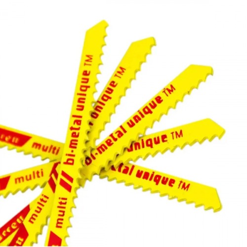 Lâmina serra tico tico para cortes curvos 50 mm 14 dentes multiuso com 5 peças - BU214S Lâmina serra tico tico para cortes curvos 50 mm 14 dentes multiuso com 5 peças - BU214S
